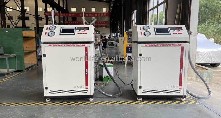 R1234yf  R600A R410A R22 R134A CM8600 Air Condition Refrigerant Charging Machine AC Charging Equipment