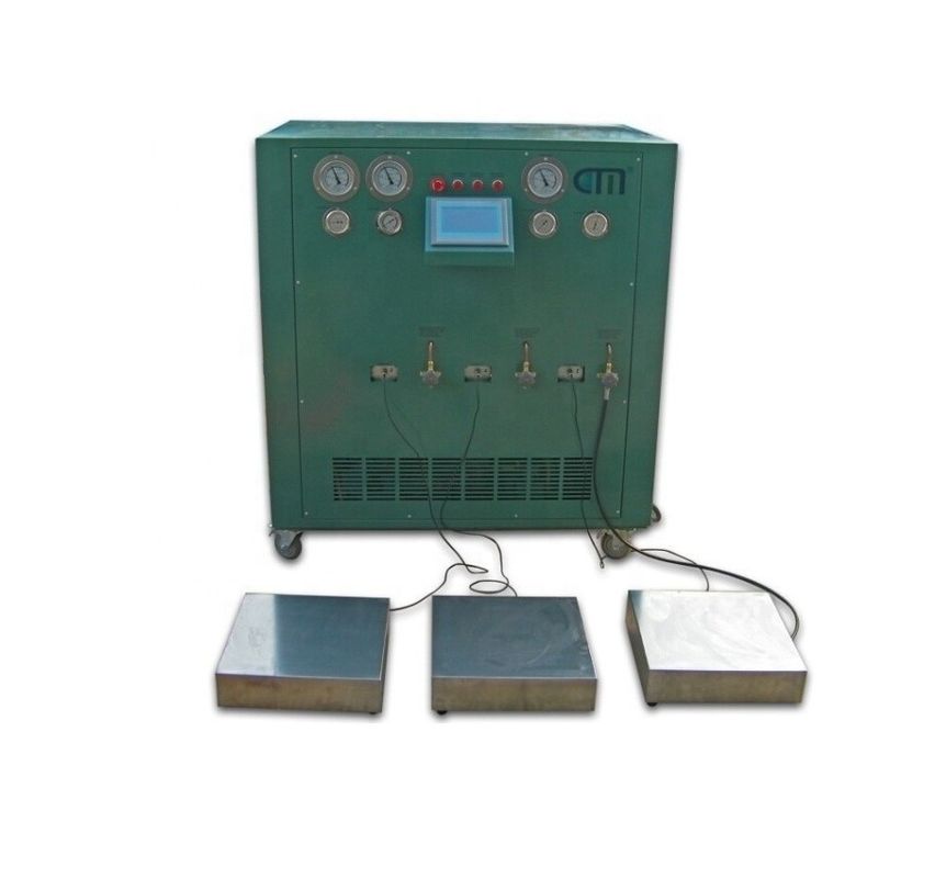 automatic refrigerant split charging machine ac recharge machine R134a R22 refrigerant recovery filling machine