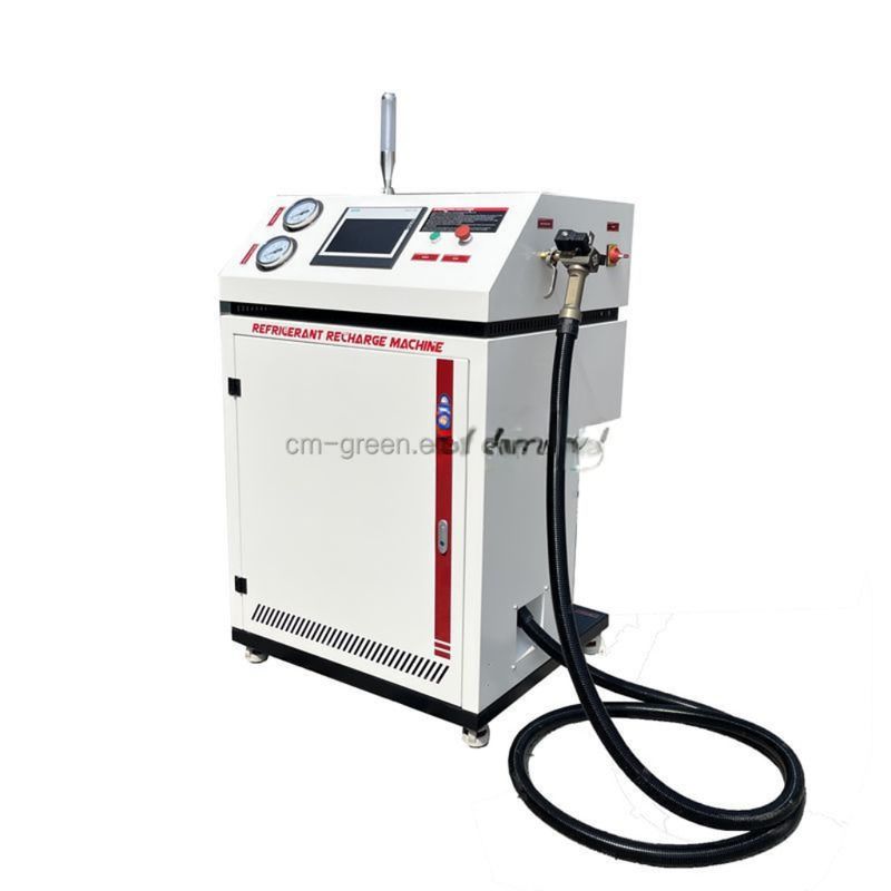 high accuracy automatic refrigerant ac gas charging machine R134a R410a recycling recovery recharge machine