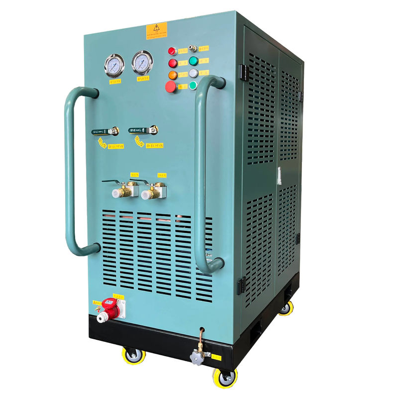 R134a R22 Refrigerant Charging Equipment Air Conditioning Freon Recovery Machine 5HP Recovery Charging Machine