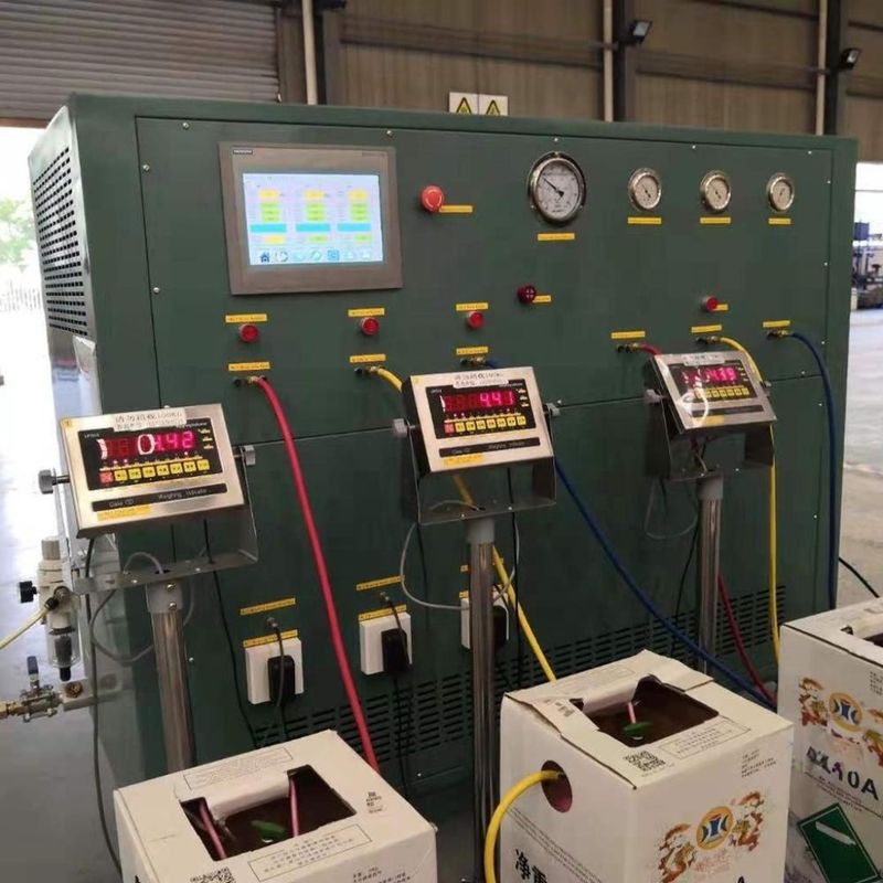 CM20A Cylinder Filling Machine Refrigerant Sub-Package Charging Machine For ISO Tank