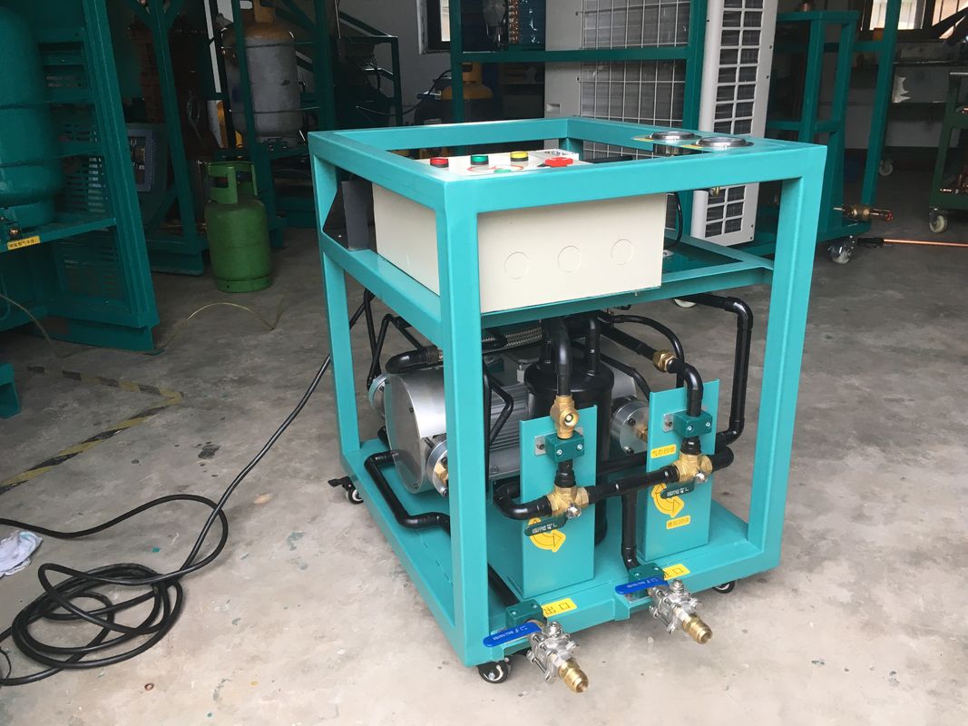 Low Pressure R245FA R1233ZD Recharge Recovery Machine Refrigerant Reclaim System