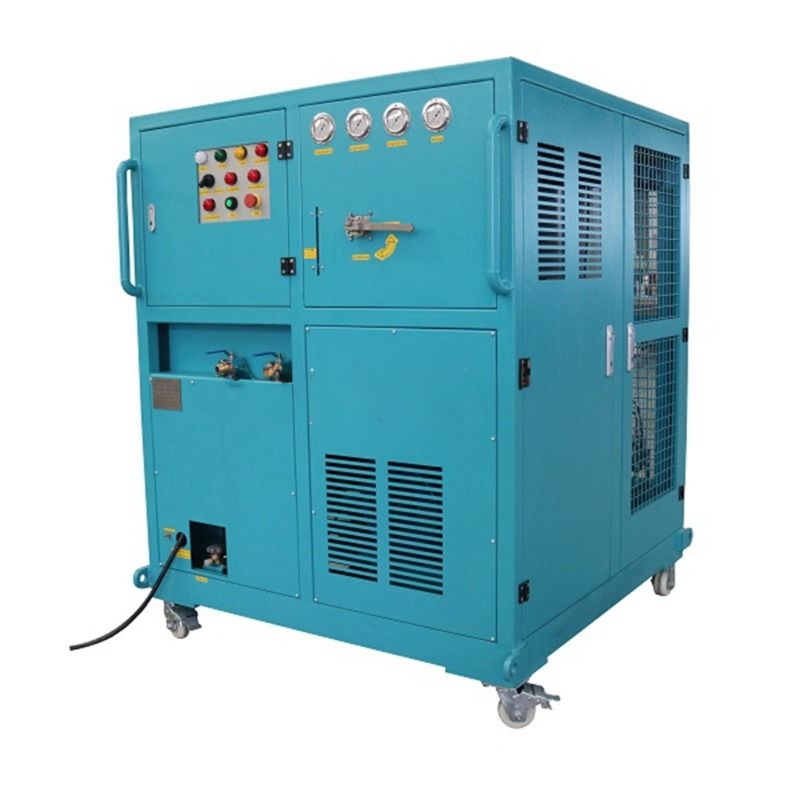 Oil Less 25HP ISO Tank Refrigerant Recovery Equipment ATEX Certification Residual Gas Recovery Machine