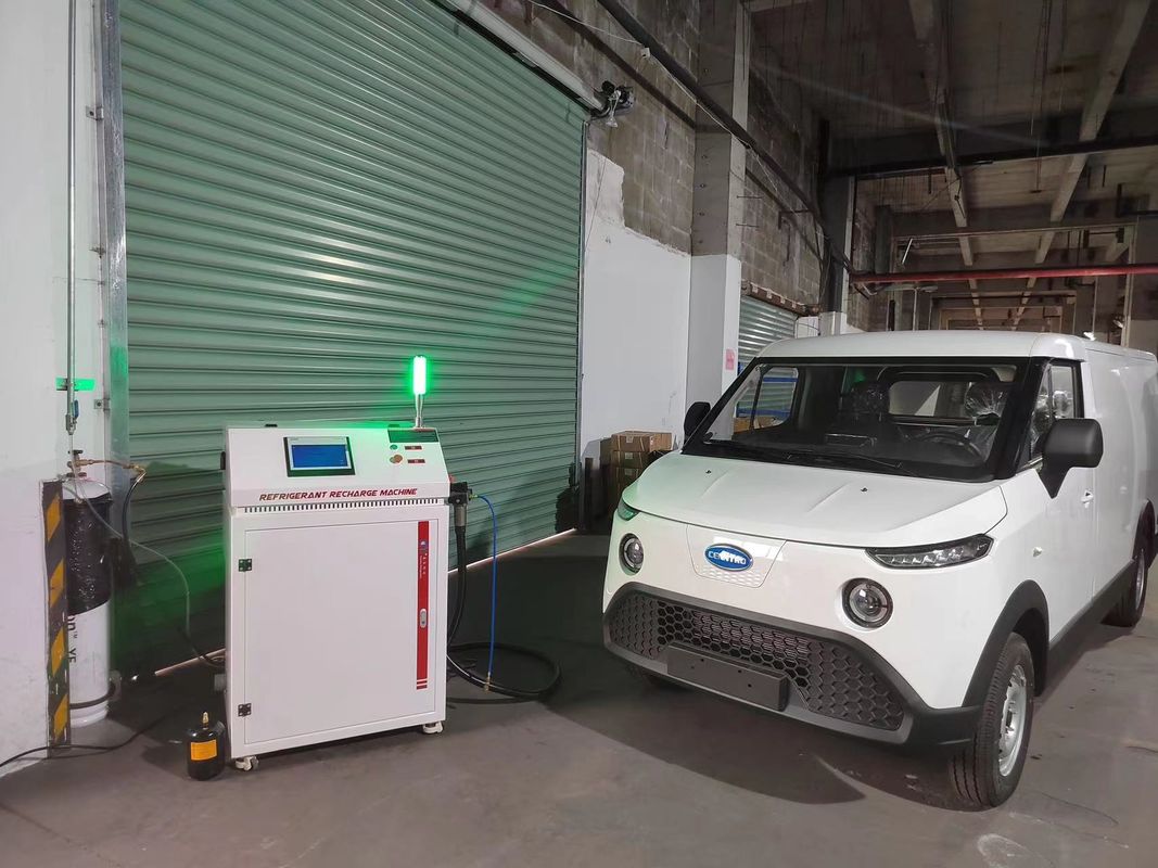 Single Filling System Refrigerant Charging Machine Fully Automatic Ac Recharge Recovery Machine Gas Recovery System
