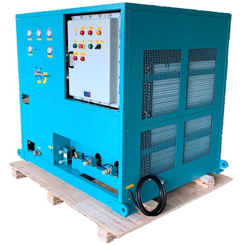 Refrigerant ISO Tank Vapor Recovery System Fast Speed  AC R32 R134a Recovery Recharge Machine Gas Recovery Charging Machine