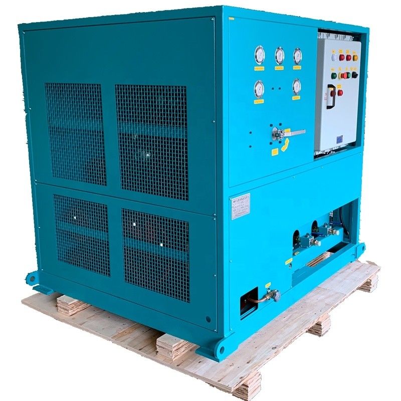 Fast Speed Explosion Proof 3 Stages Oil Less Compressor Refrigerant Residual Gas Vapor Recovery Machine R290 R600