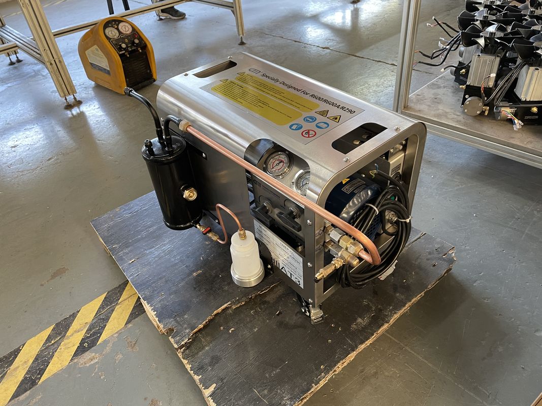 Aircon Gas Recovery Machine Explosion-Proof Freon Refrigerant Reclaim System