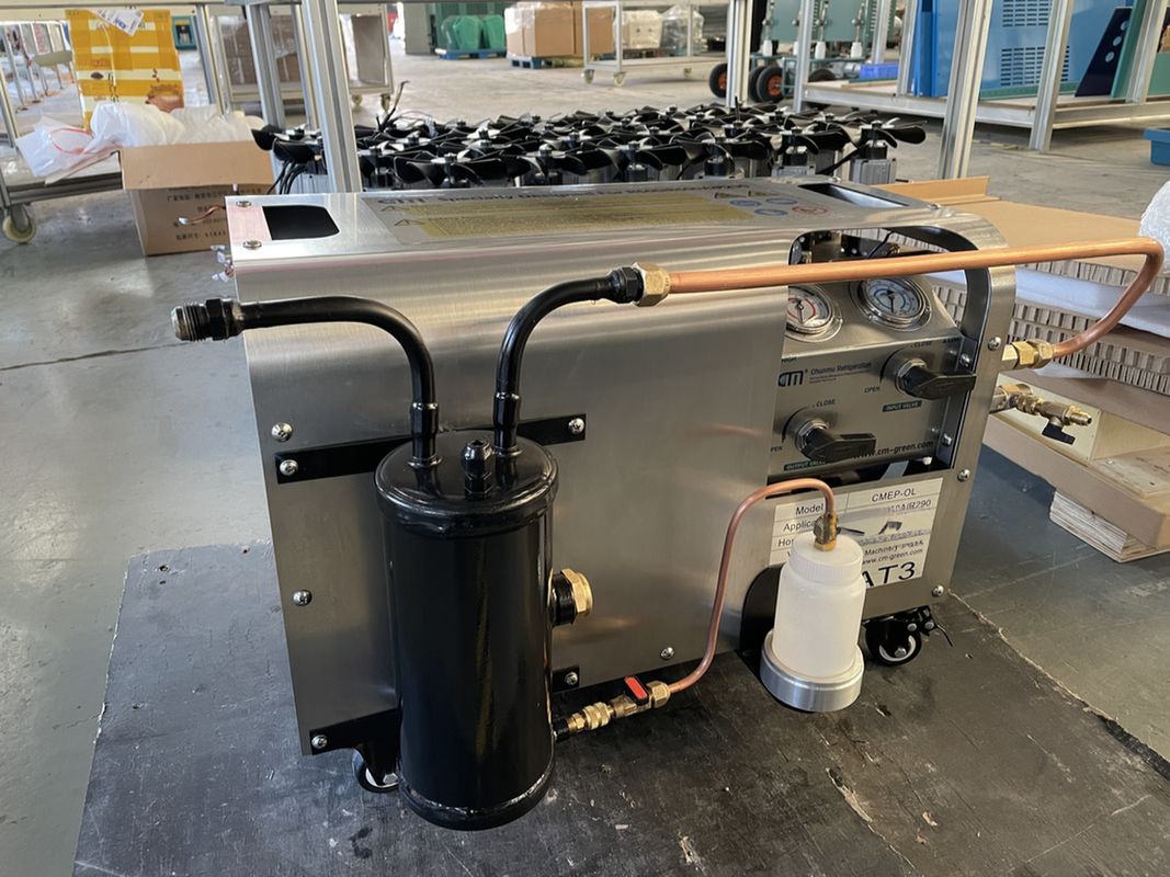 Aircon Gas Recovery Machine Explosion-Proof Freon Refrigerant Reclaim System