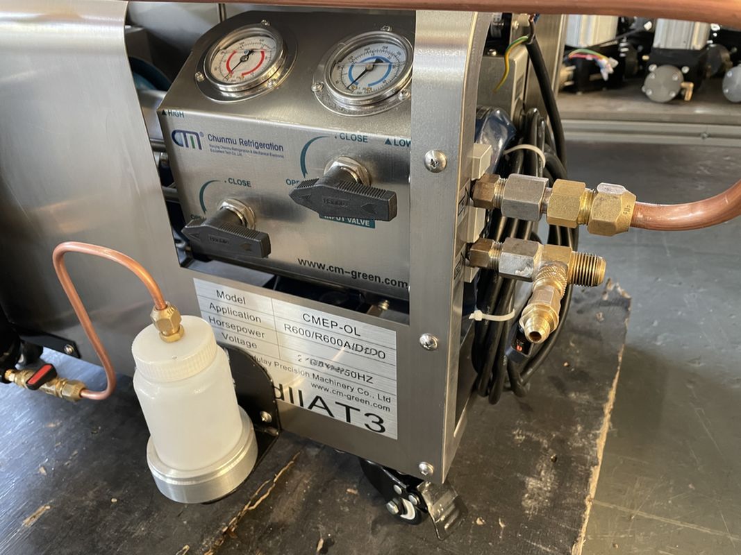 Aircon Gas Recovery Machine Explosion-Proof Freon Refrigerant Reclaim System