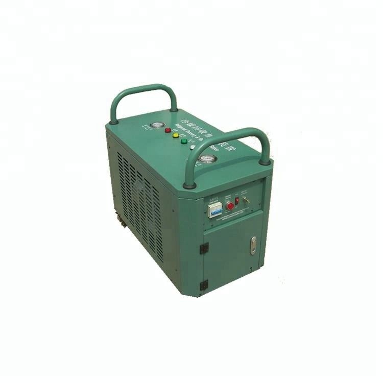 Oil Less 2HP Refrigerant Recovery Machine HVAC Air Conditioner Service AC Gas Recycling Charging Machine