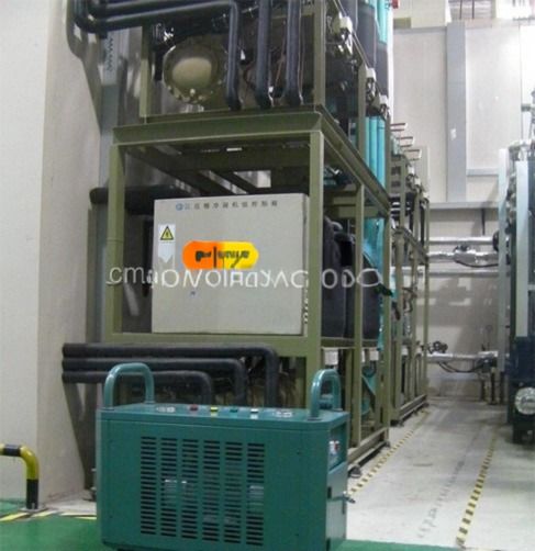 2HP Central Air Conditioning Refrigerant Recovery Recycling Machine R134a R22 AC Gas Charging Machine