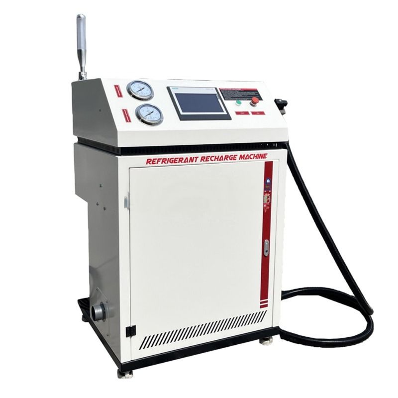 R410A Single Filling System Automatic Ac Recovery Recharge Machine For Water Dispenser