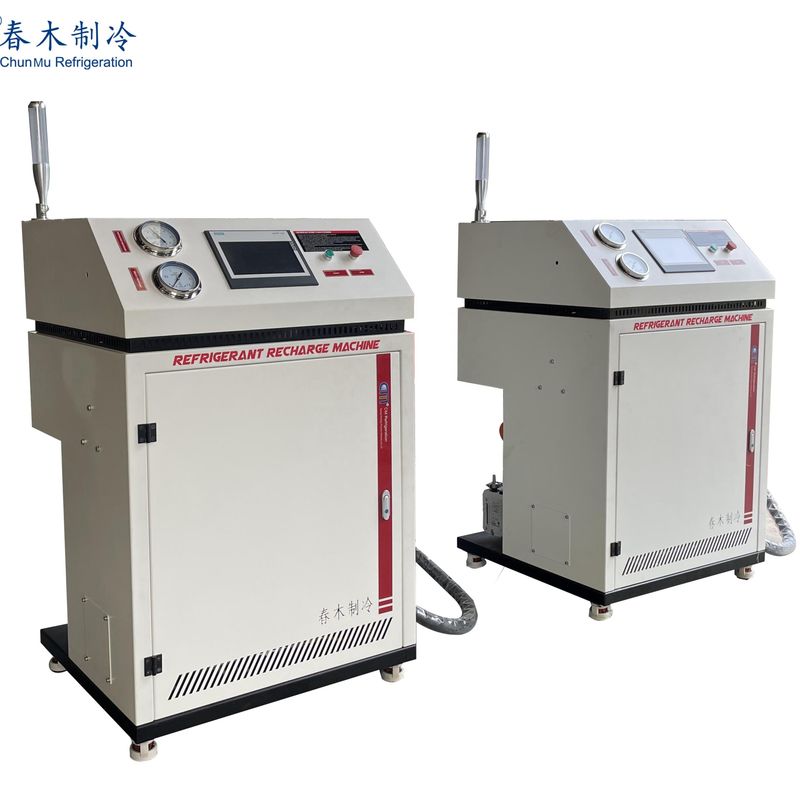 R410A Single Filling System Automatic Ac Recovery Recharge Machine For Water Dispenser