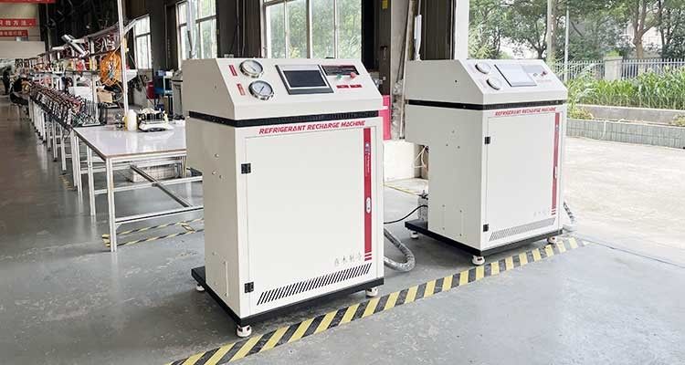Air Conditioning Refrigerant Charging Station Gas Filling System
