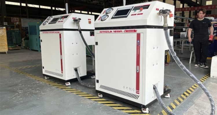 Air Conditioning Refrigerant Charging Station Gas Filling System