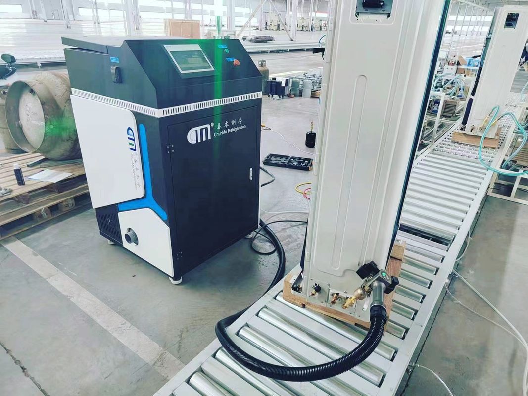 Fully Automatic R134a R22 Refrigerant Recovery Charging Machine Air Conditioner Recovery Unit Chiller Ac Recharge Machine