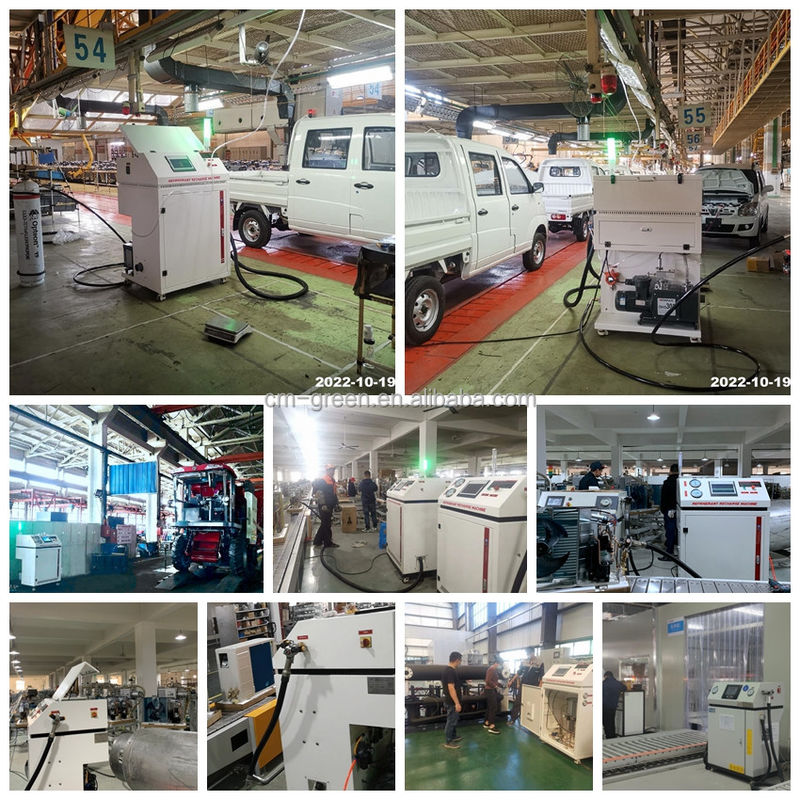Fully Automatic R134a R22 Refrigerant Recovery Charging Machine Air Conditioner Recovery Unit Chiller Ac Recharge Machine