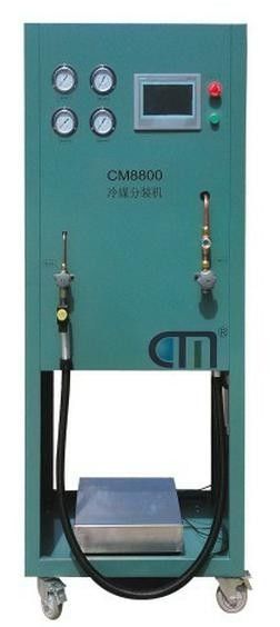 R410a Freon Filling Station Car Ac Gas Filling Refrigerant Charging Machine