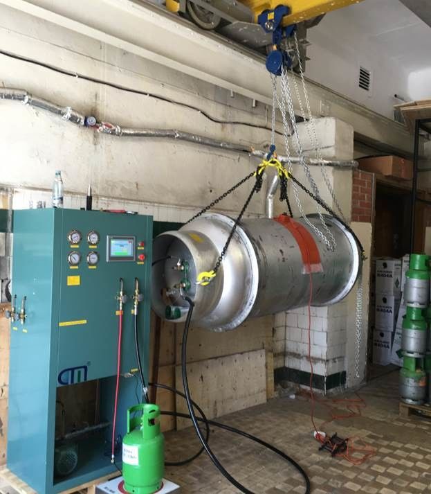 R410a Freon Filling Station Car Ac Gas Filling Refrigerant Charging Machine