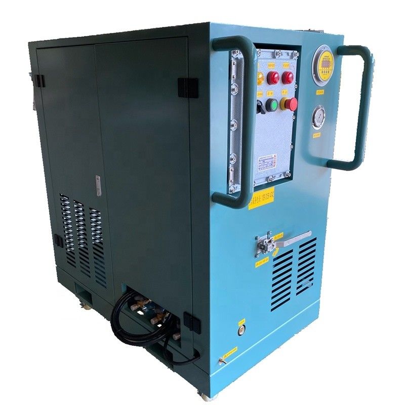 ATEX 4HP Refrigerant Recovery Unit Explosion Proof Vapor Recovery Recharge Machine Air Conditioning AC Charging Machine