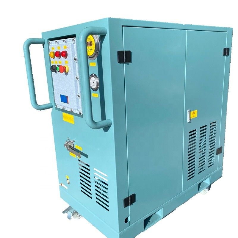 ATEX 4HP Refrigerant Recovery Unit Explosion Proof Vapor Recovery Recharge Machine Air Conditioning AC Charging Machine