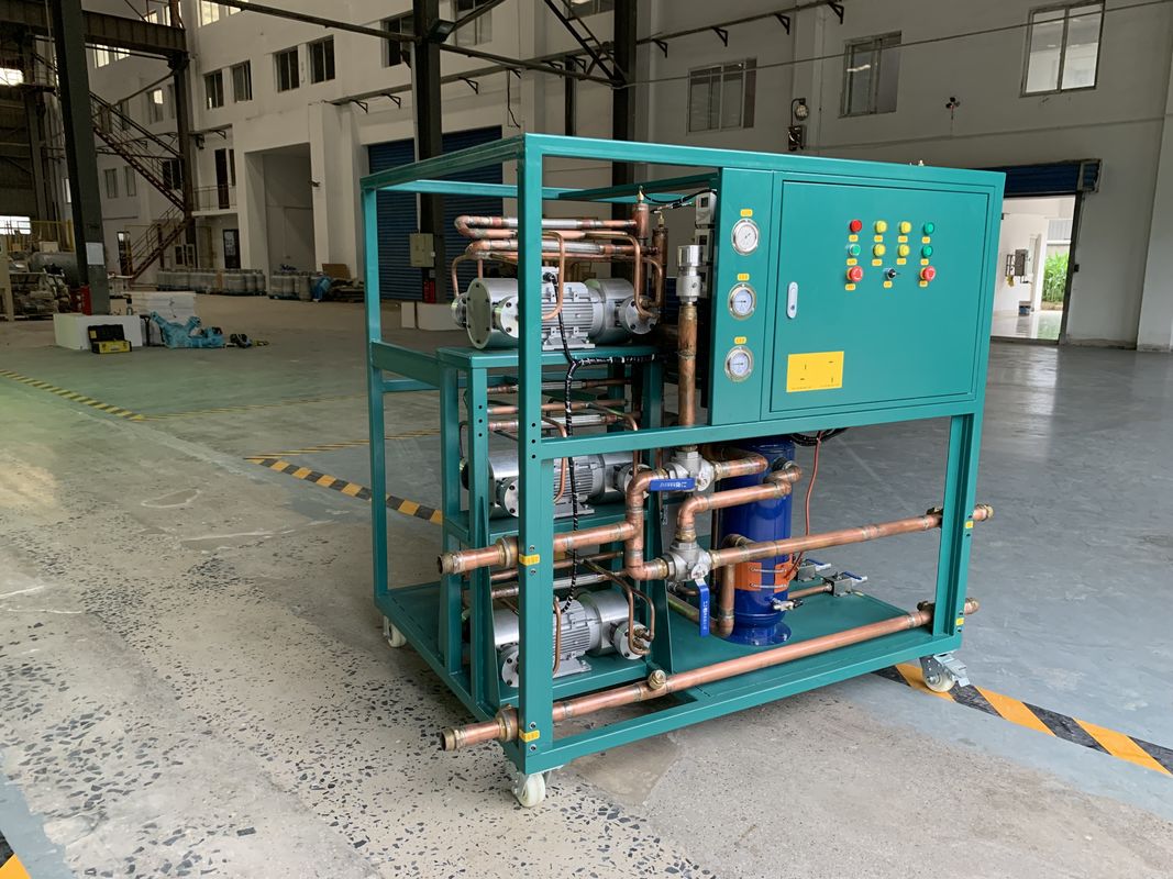 R123 R245fa R1233zd Oil Free Compressor Refrigerant Charge Station For Hvac Refrigerant Charging Equipment
