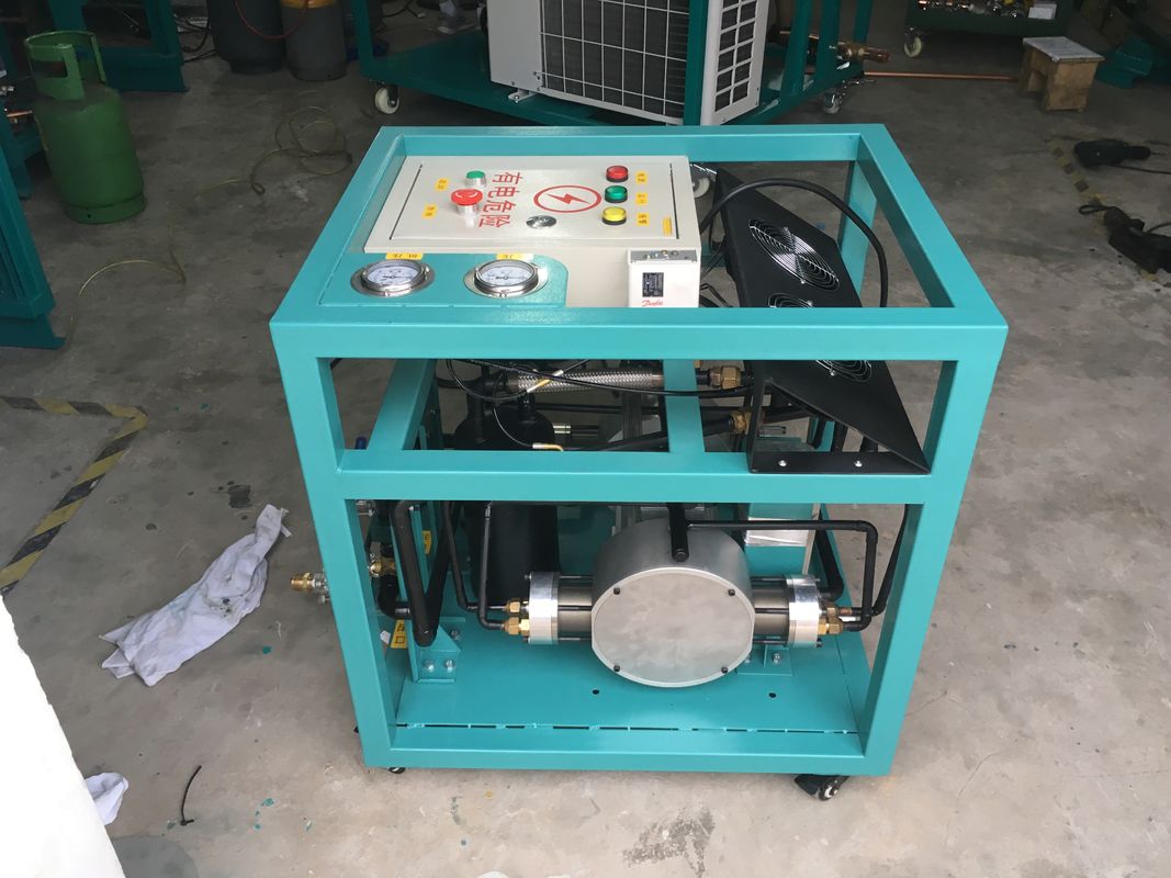 R123 R245fa R1233zd Oil Free Compressor Refrigerant Charge Station For Hvac Refrigerant Charging Equipment