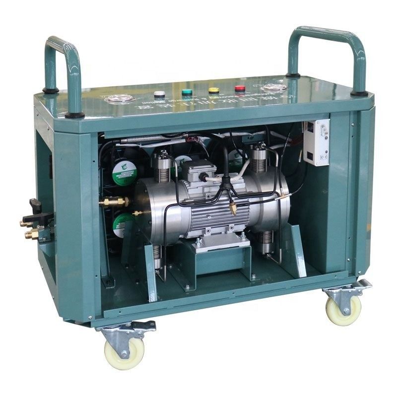 AC Refrigerant Recovery Machines Air Conditioning Reclaim System Mobile Recycling Recharge Machine