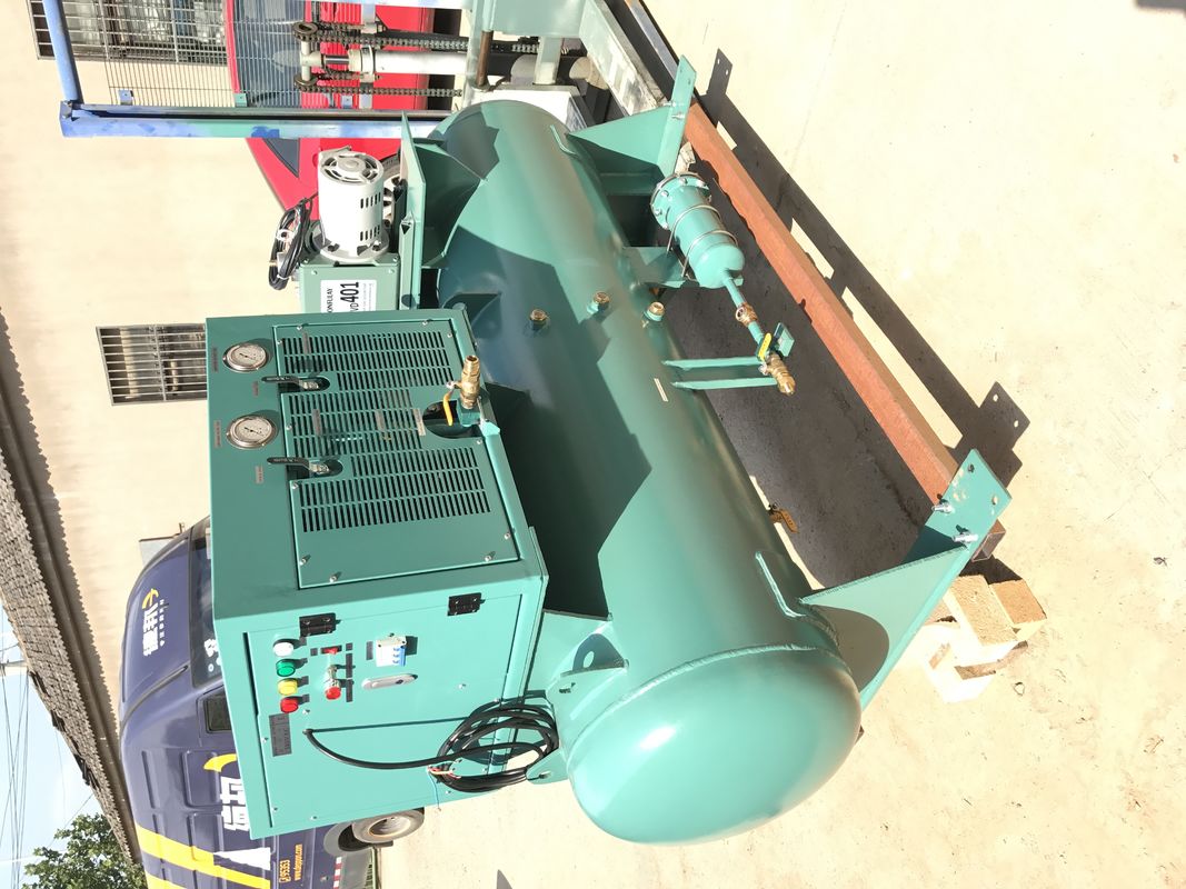 Freon Recovery Machine Value With Refrigerant Liquid Receiver Tank Refrigerant Charging Station