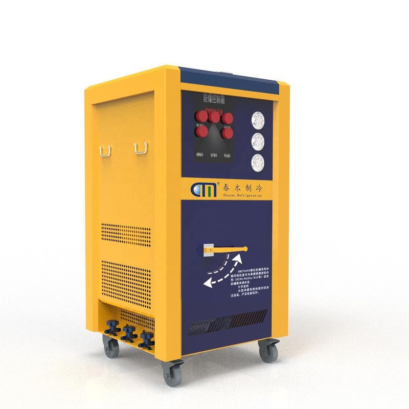 Explosion Proof Refrigerant Vapor ISO Tank Recovery System Ac Gas Charging Machine R32 R290 ATEX Recovery Machine