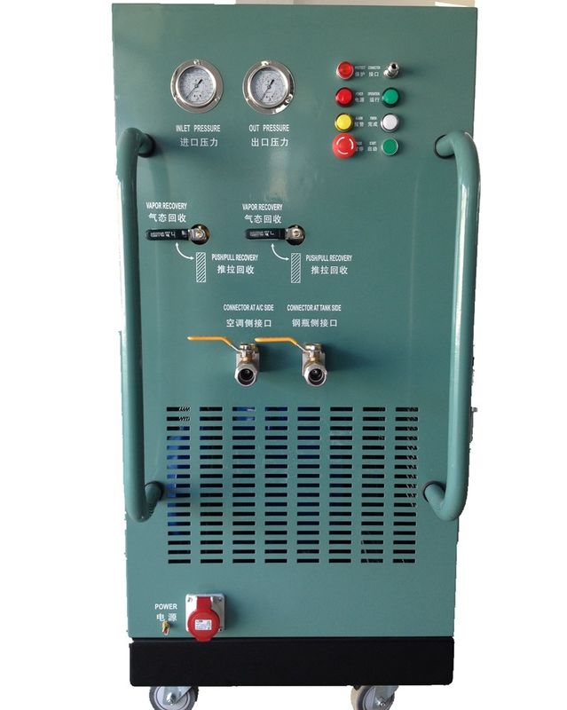 5hp refrigerant recovery unit air conditoner recovery station chiller a/c oil less recovery recharge machine R134a R410A