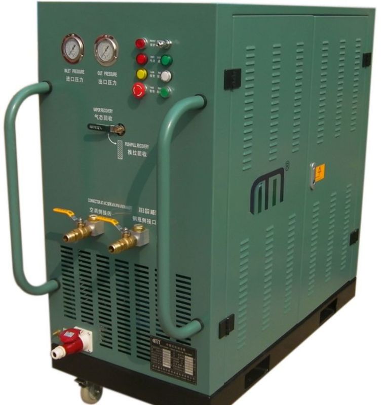 5hp refrigerant recovery unit air conditoner recovery station chiller a/c oil less recovery recharge machine R134a R410A