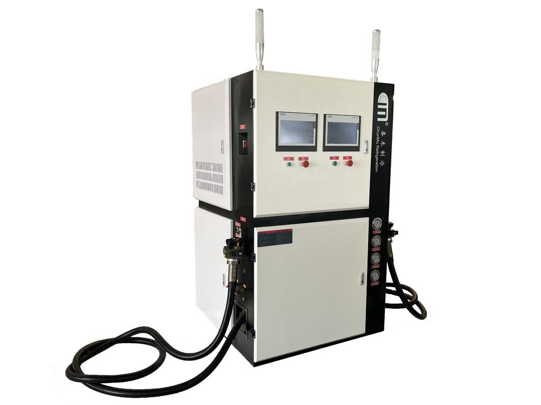 Single System Fully Automatic Refrigerant Charging Station R134a Vapor Recovery System Ac Gas Recovery Charging Machine