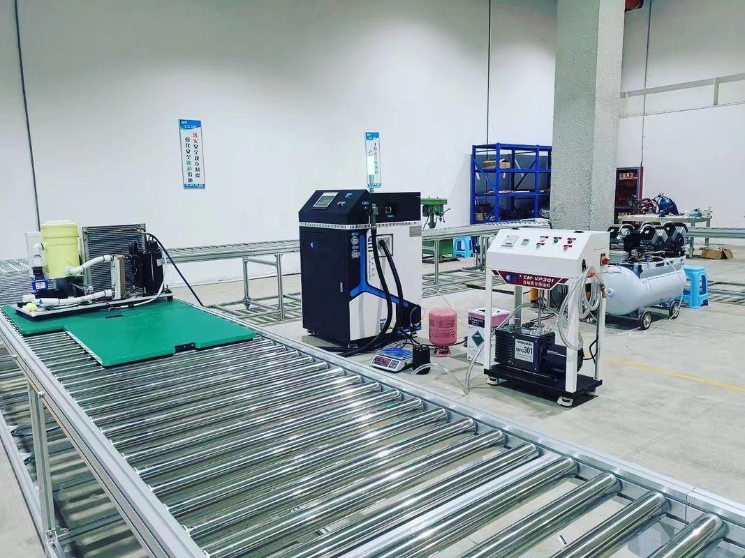 Single System Fully Automatic Refrigerant Charging Station R134a Vapor Recovery System Ac Gas Recovery Charging Machine