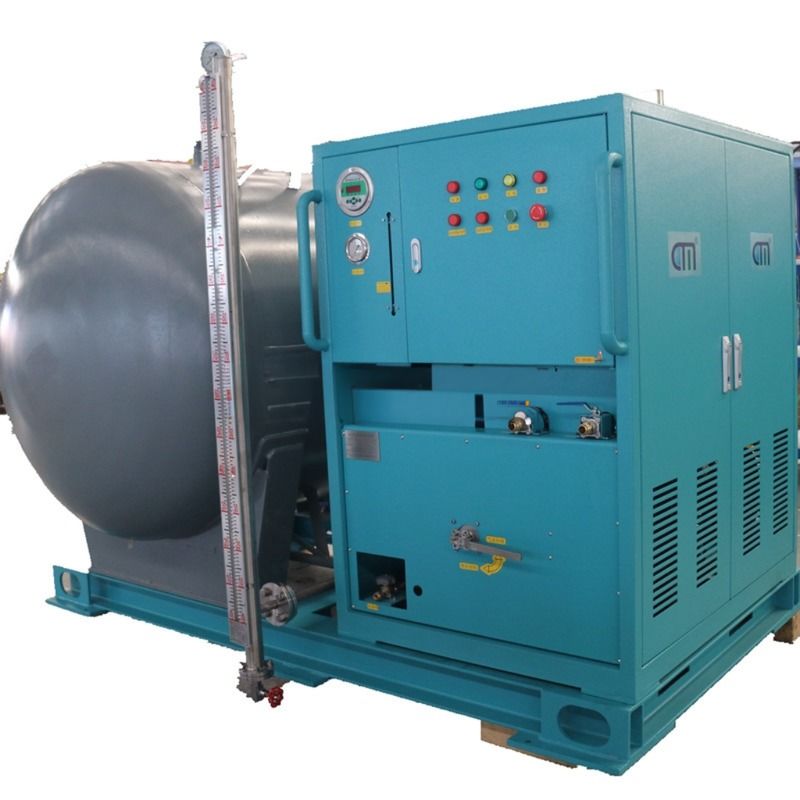 10hp Large Gas Displacement Refrigerant Recovery Machine R290 R32 Explosion Proof Refrigerant Charging Equipment