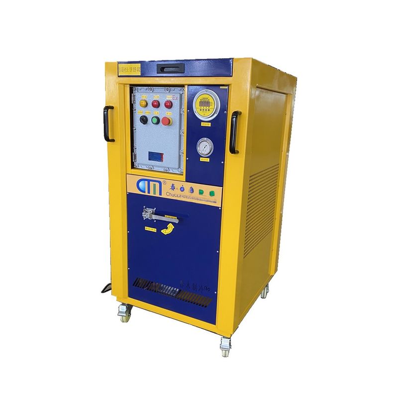 explosion proof refrigerant gas recovery unit R32 R290 hydrocarbon recovery charging machine 4HP recovery pump