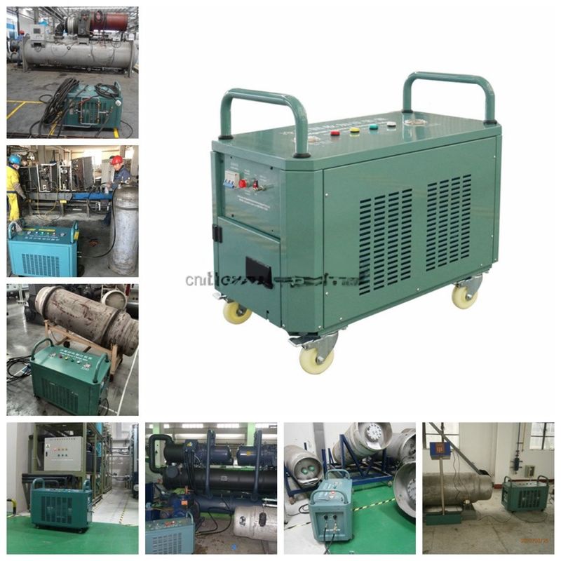 Air Conditioner Freon Refrigerant Recovery Ac Charging Machine  2HP Recovery Recharge Machine R410a R407c
