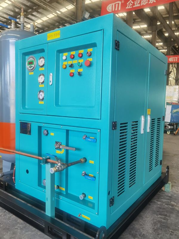 Explosion Proof Freon Recovery Recharge Machine 10HP R32 R290 Recovery Ac Charging Machine ATEX Certificate