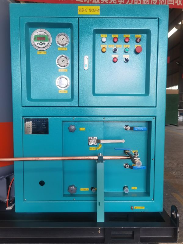 Explosion Proof Freon Recovery Recharge Machine 10HP R32 R290 Recovery Ac Charging Machine ATEX Certificate