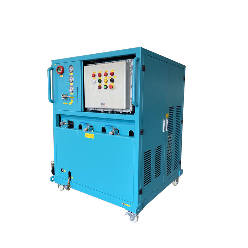 CM580 Refrigerant Residual Gas Recovery Machine R290 R600a R32 Refrigerant ISO Tank Gas Recovery Unit