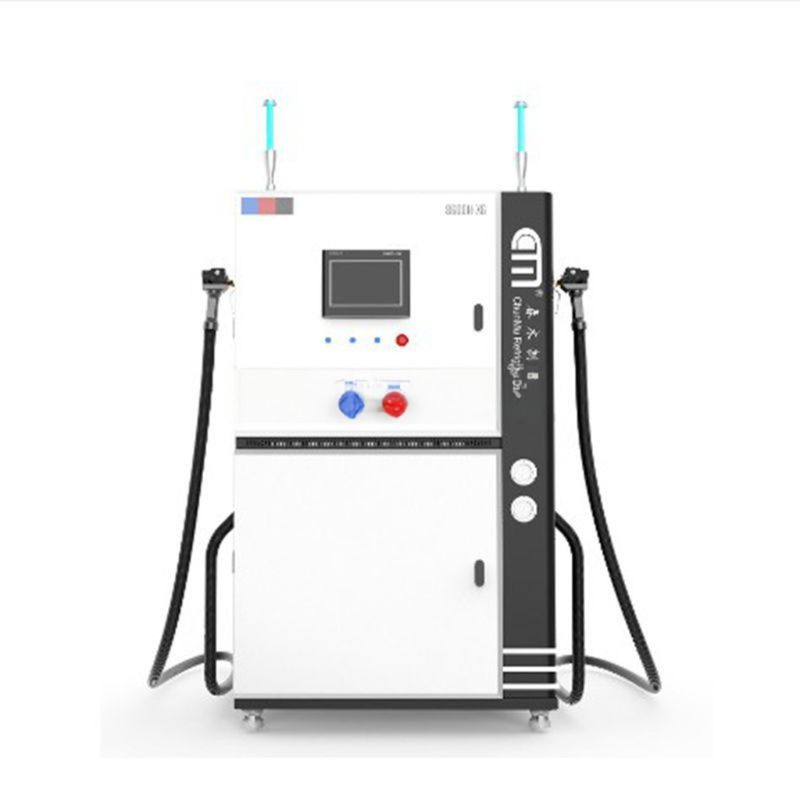 Dual Filling Head Fully Automatic Refrigerant Recovery Charging Machine R134a R407c Freon Recovery Ac Recharge Machine
