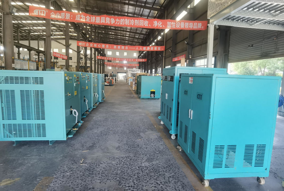 flammable explosion proof refrigerant gas recovery machine recovery up gas charging machine