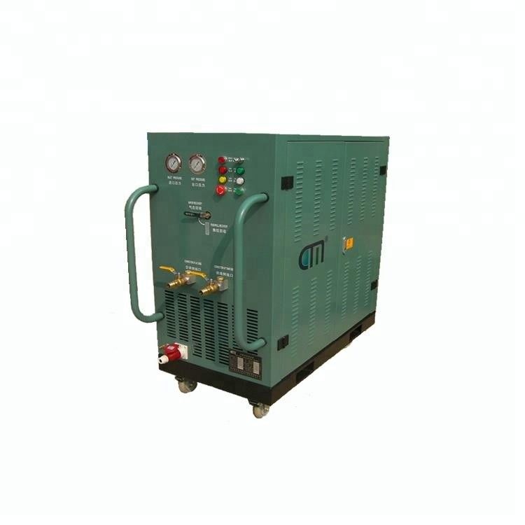 R134a R22 refrigerant gas recovery pump air conditioning charging equipment 7HP R410a ac gas charging mac