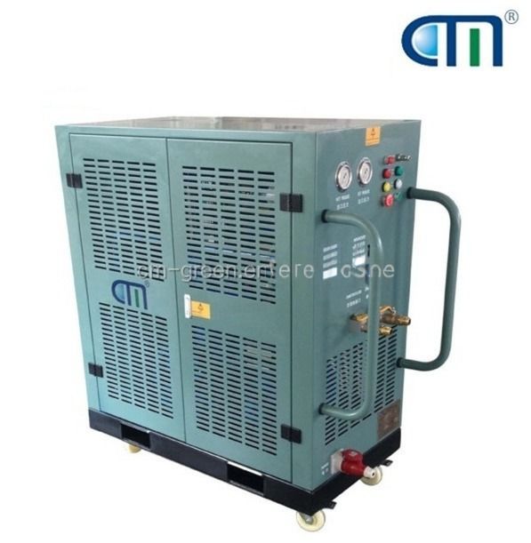 R134a R22 refrigerant gas recovery pump air conditioning charging equipment 7HP R410a ac gas charging mac