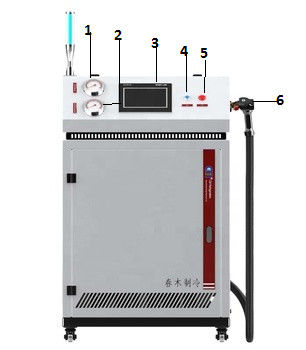 R290 R600 Dual Charging Gun Twin System Refrigerant Freon Charging Station Flammable Refrigerant Gas Charging Machine