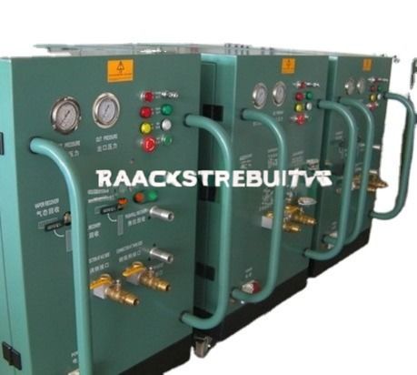 R22 oil less refrigerant vapor recovery ac charging machine R134a ac recharge machine 5HP gas recovery station