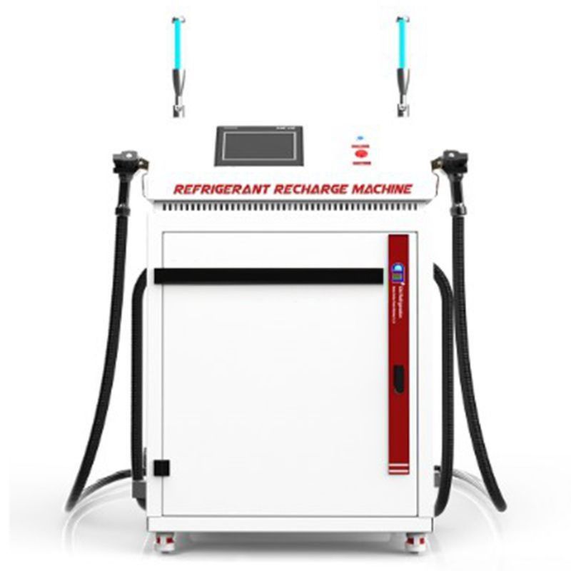 R134a R1234yf Refrigerant Charging Machine Dual Charging System Flammable Refrigerant Recovery Recharge Machine