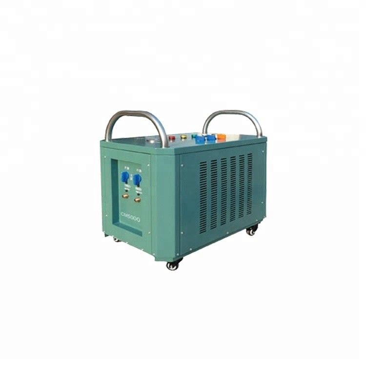 2HP refrigerant vapor recovery ac charging machine recharge machine air conditioner R134a oil less recovery system