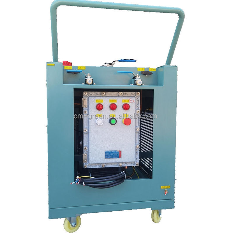 R600a Refrigerant Recovery System Air Conditioner Ac Recharge Machine Explosion Proof 4HP Recovery Charging Machine