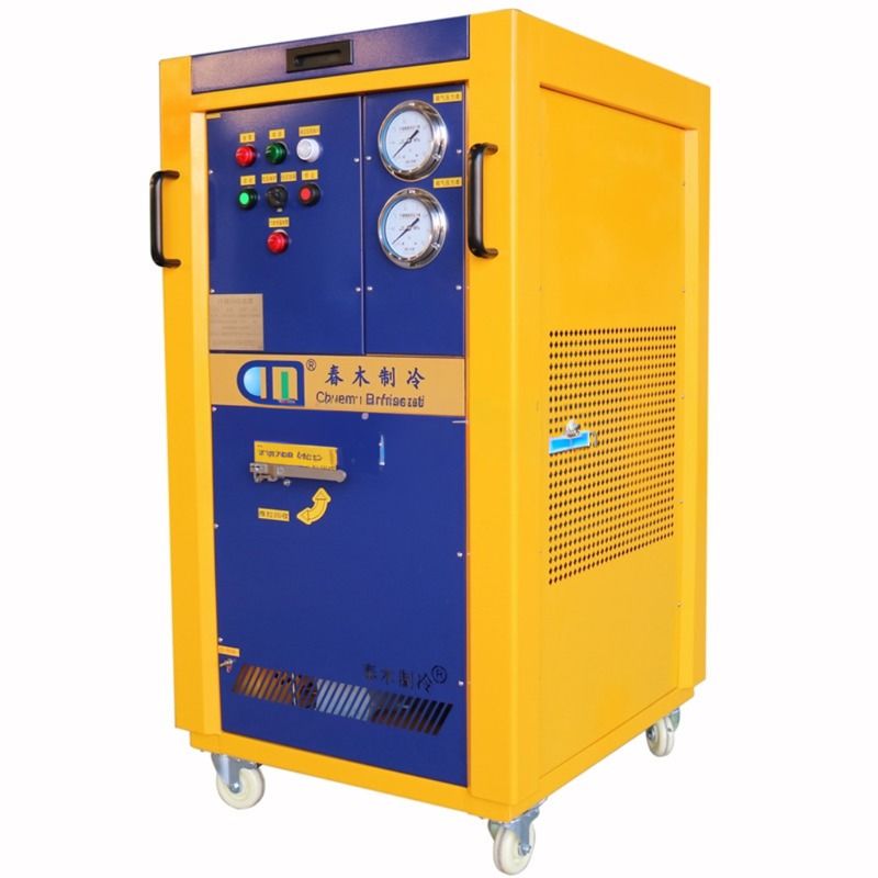 4HP R32 R290 Explosion Proof Refrigerant Recovery Unit ISO Tank Recovery Machine Ac Gas Recovery Charging Station